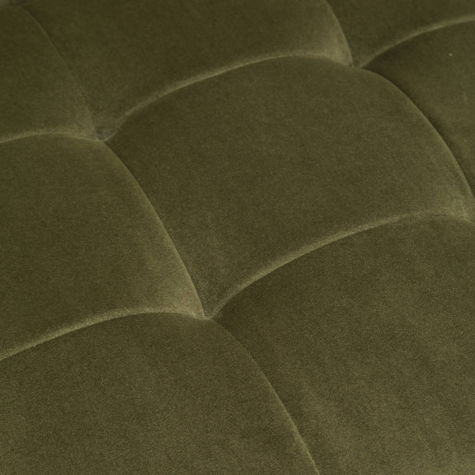 Walnut Faux Leather Armless Accent Chair O104