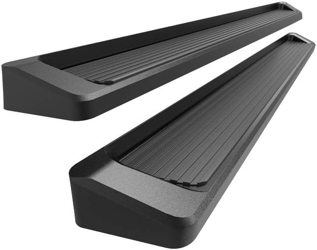 6in Black Running Boards N12248
