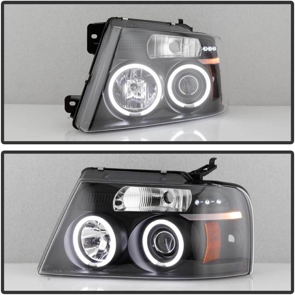 Black Housing Projector Headlights W93471