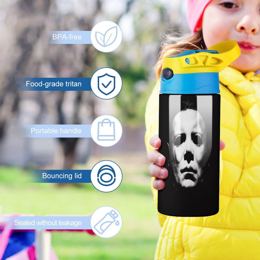 Insulated Stainless Steel Water Bottle With Straw F924