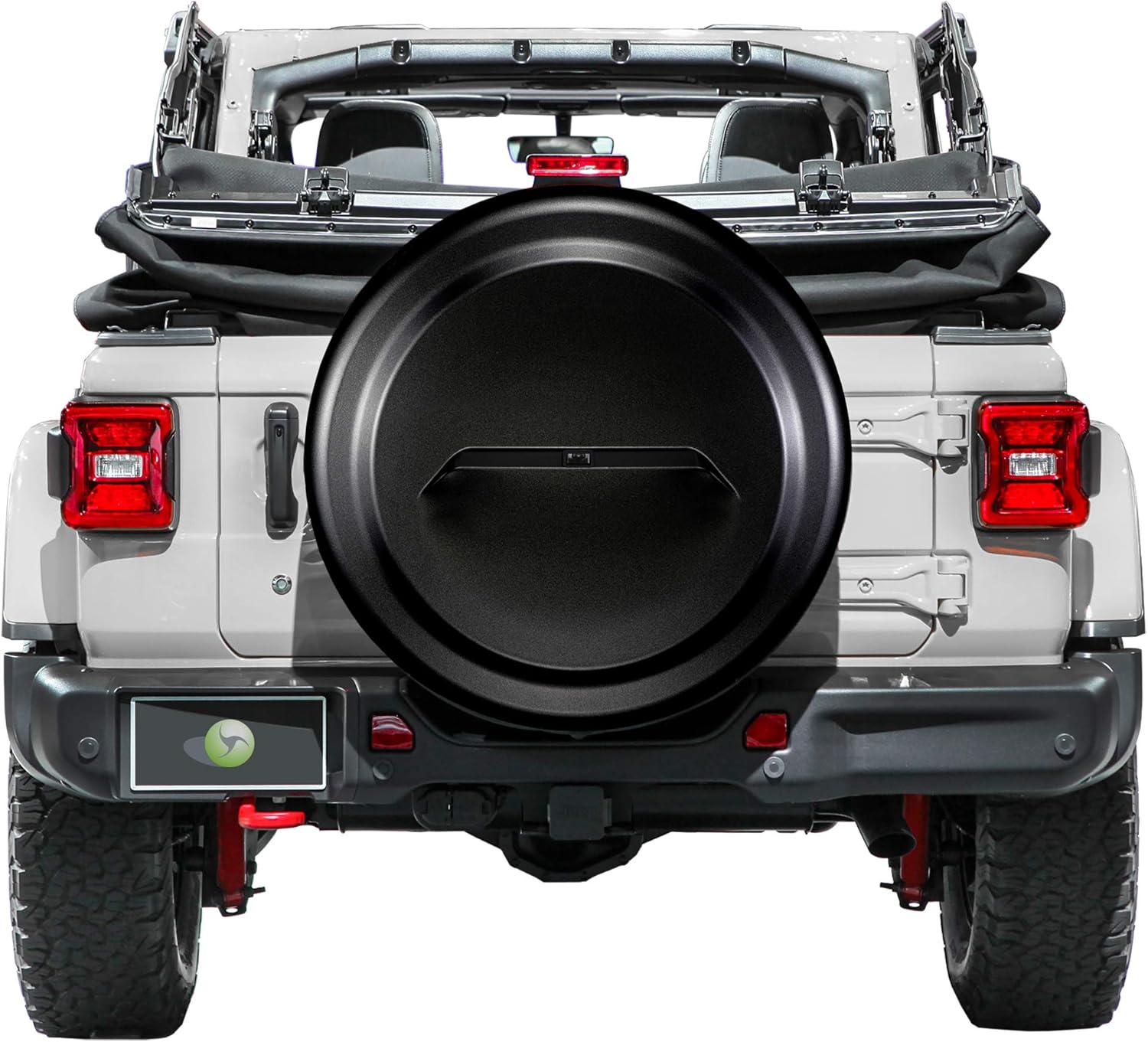 33" Black Rigid Tire Cover for Jeep Wrangler JL I825