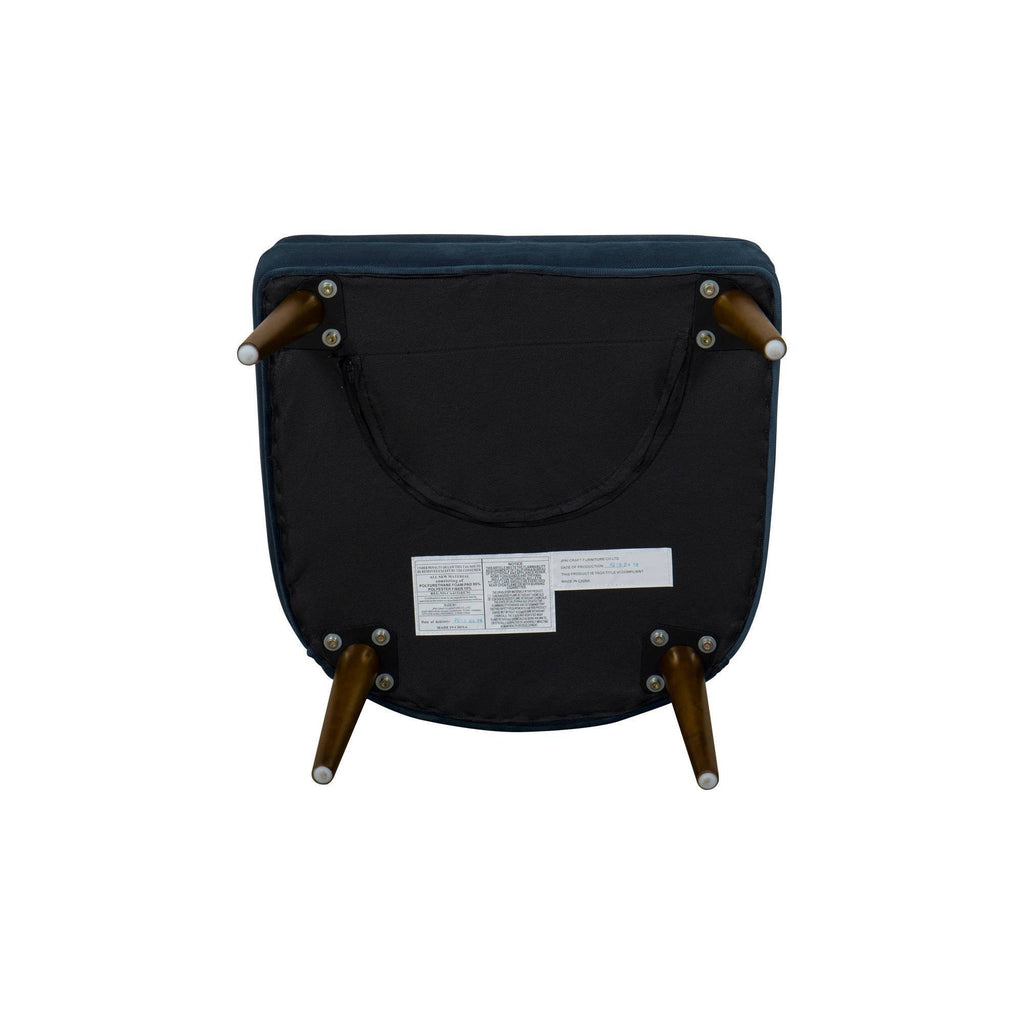 Blue Wingback Accent Chair B4291