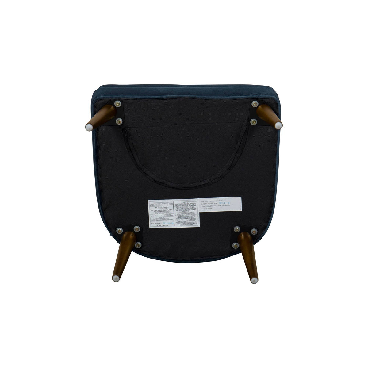 Blue Wingback Accent Chair B4291