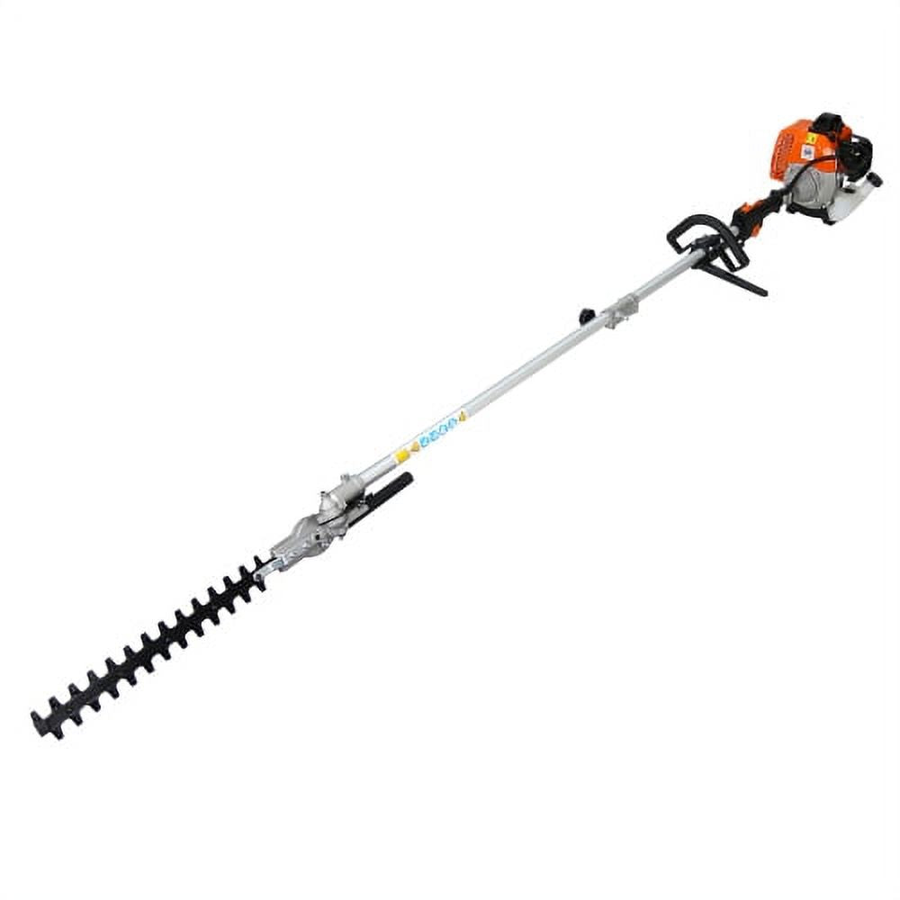 4 in 1 Gas Pole Saw Hedge Trimmer Grass Trimmer Brush Cutter Garden Tool System N63905