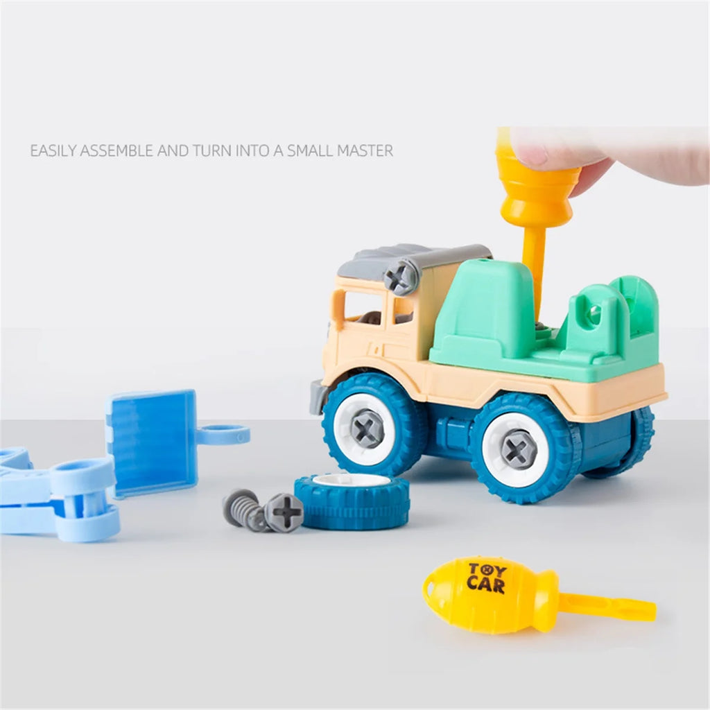 Set of 4 Construction Vehicle Toy Y97536