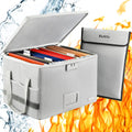 Fireproof Document Storage Box with Lock K143056