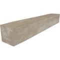 Sandblasted Faux Wood Fireplace Mantel, White Washed O3161