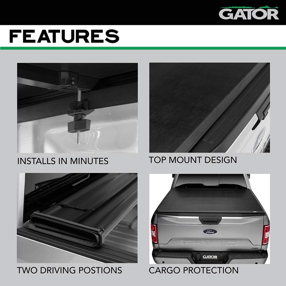 Soft Tri-Fold Truck Bed Tonneau Cover Y174134