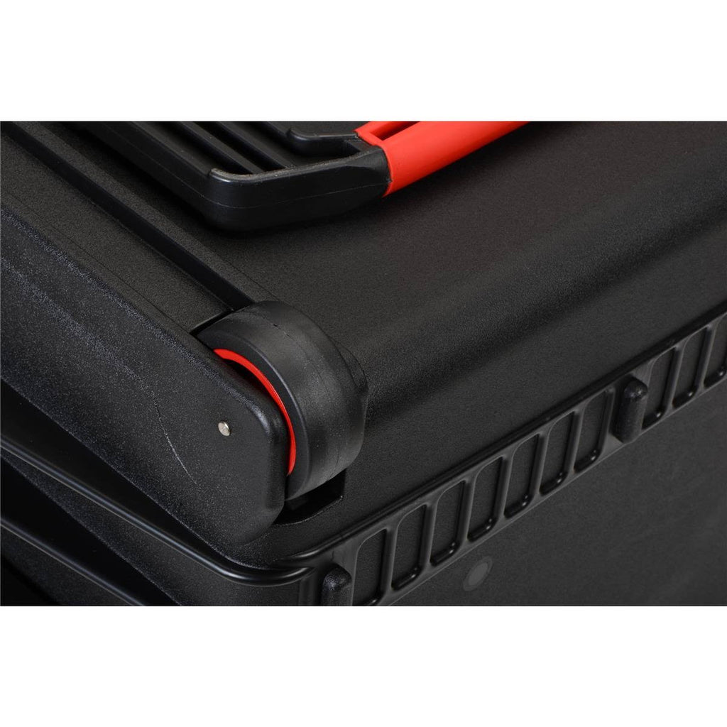 Black Watertight Wheeled Hard Case with Cubed Foam H939285