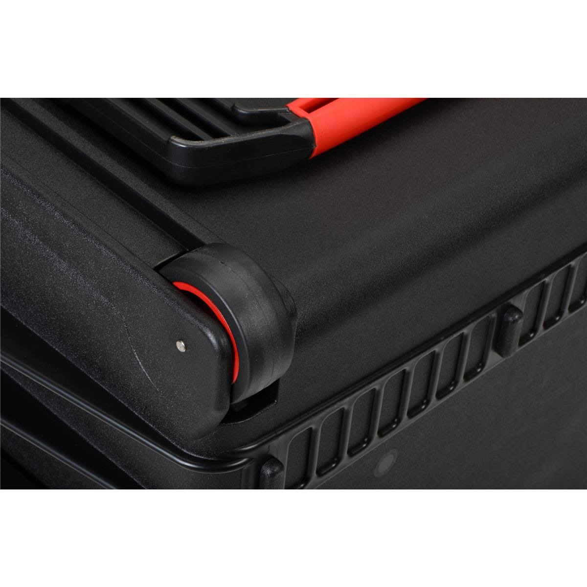Black Watertight Wheeled Hard Case with Cubed Foam H939285