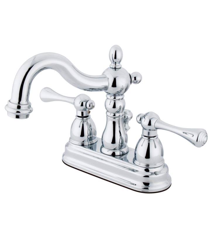 Polished Brass Centerset Lavatory Faucet with Pop-Up W162516