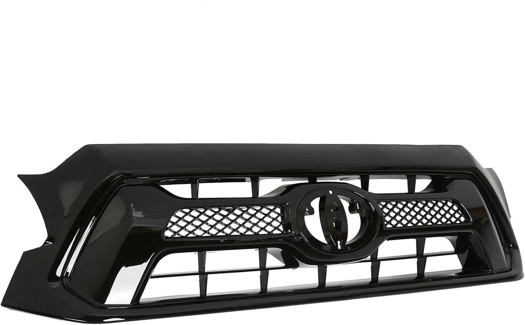 Gloss Black Mesh Front Hood Bumper Grill R9932