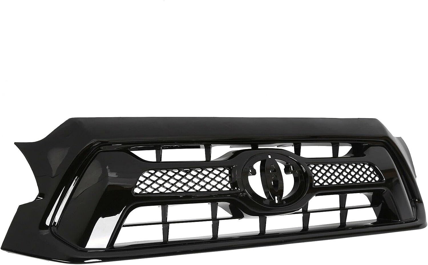Gloss Black Mesh Front Hood Bumper Grill R9932