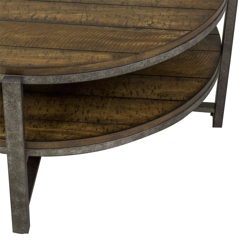 Round End Table Z1224