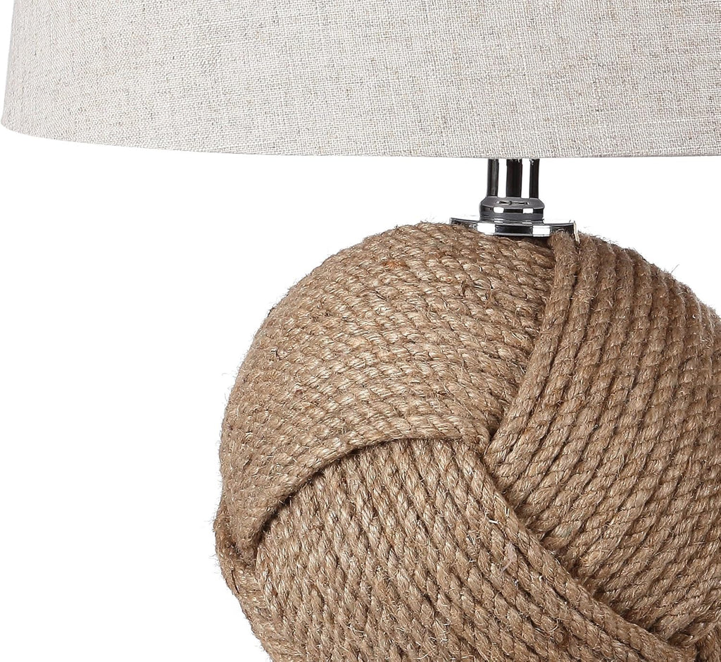 Brown Knotted Rope LED Table Lamp E1610