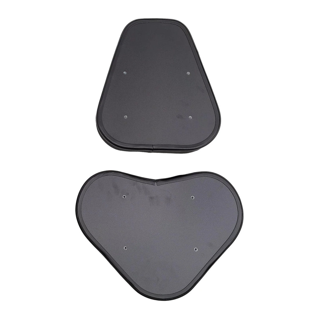 Black Exercise Bike Saddle Cover with Back Support J336