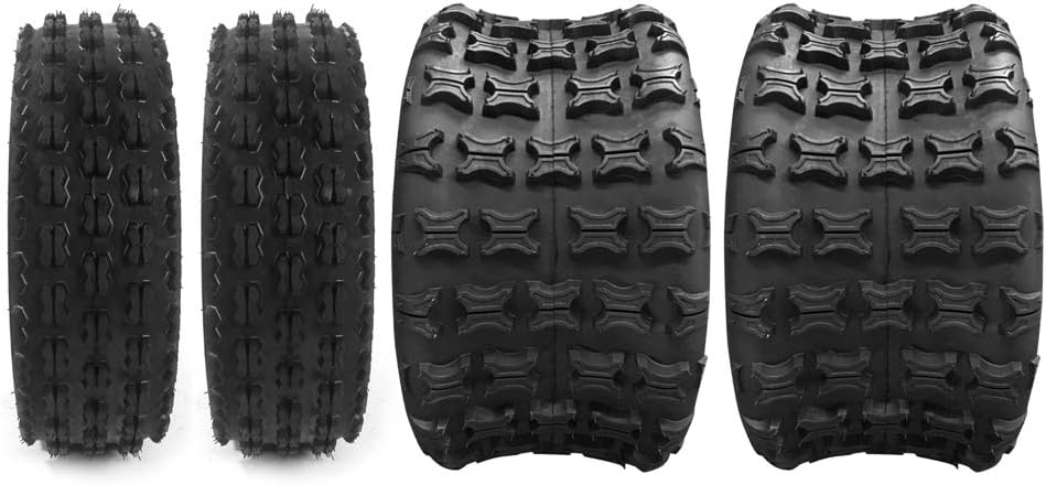 Set of 4 Sport ATV UTV Tires, 4 Ply, Tubeless I645