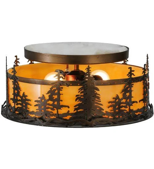 Tall Pines Flushmount P1066