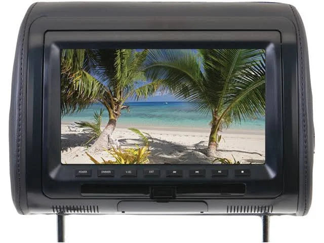 9x22 LCD Monitor Headrest with Built-In DVD Player E552