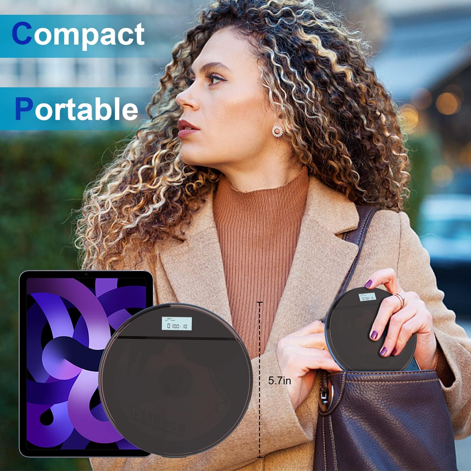 Portable CD Player with Headphones T114