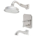 Polished Chrome Balanced Pressure Tub and Shower Trim Set V87218