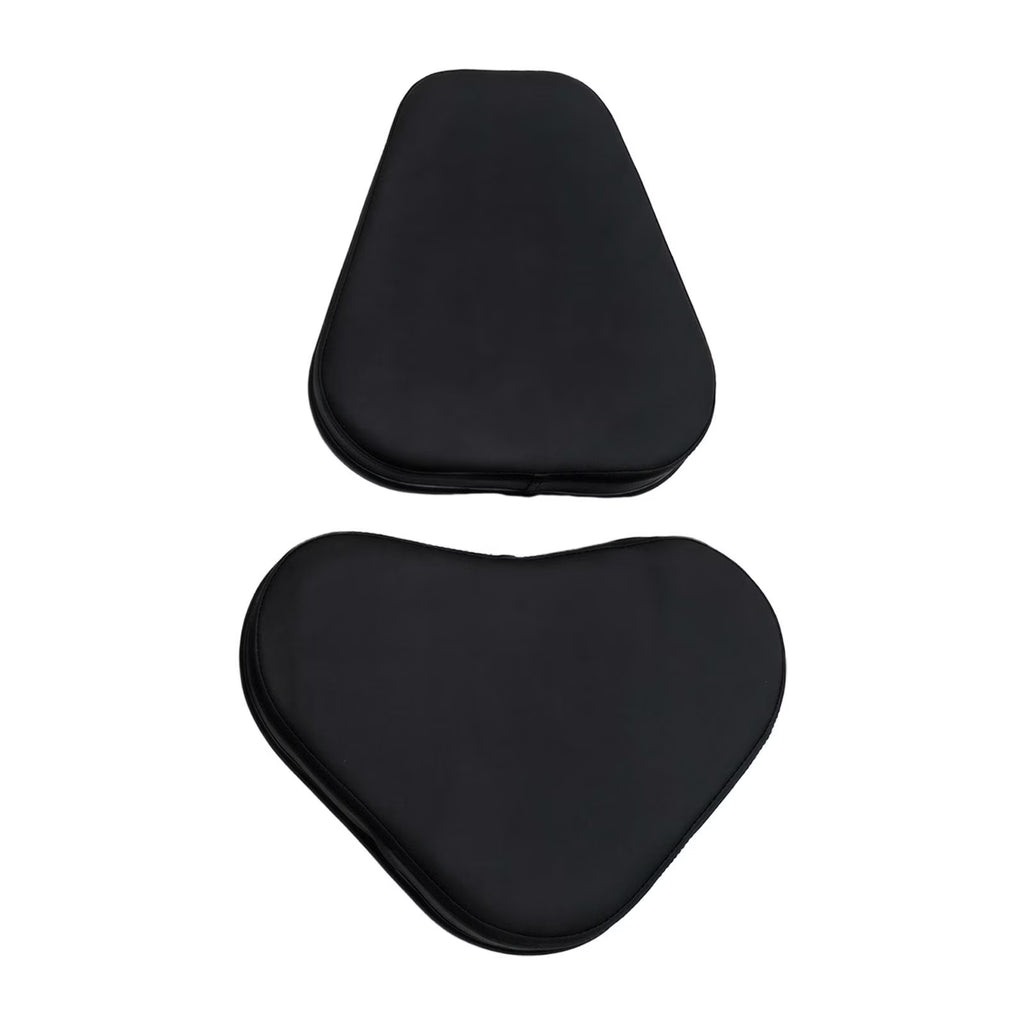 Black Exercise Bike Saddle Cover with Back Support J336