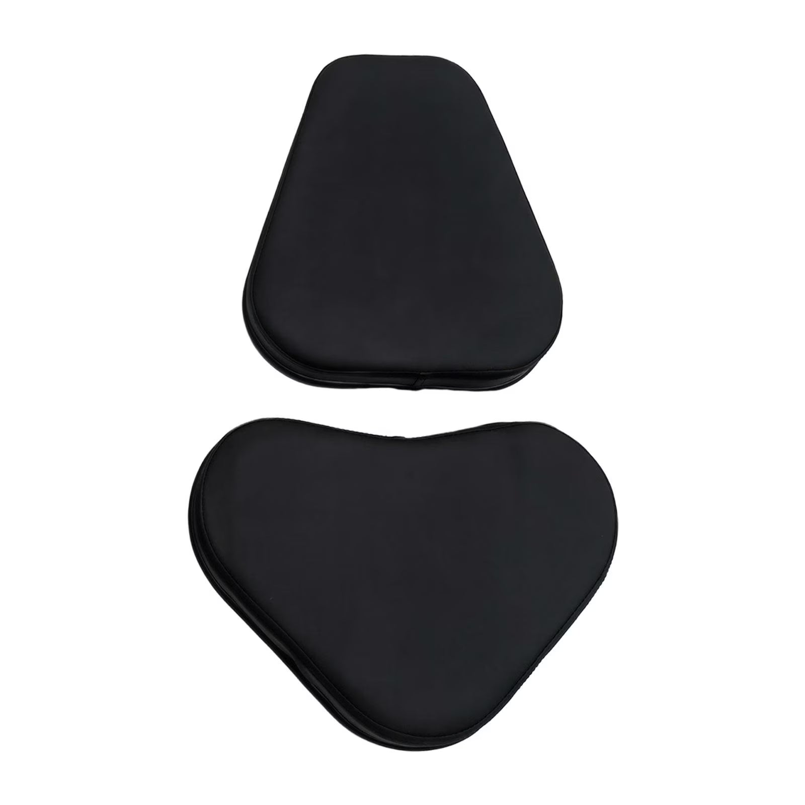 Black Exercise Bike Saddle Cover with Back Support J336