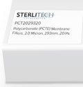 2.0 Micron Polycarbonate Membrane Filters 293mm, 20/pk Z619837