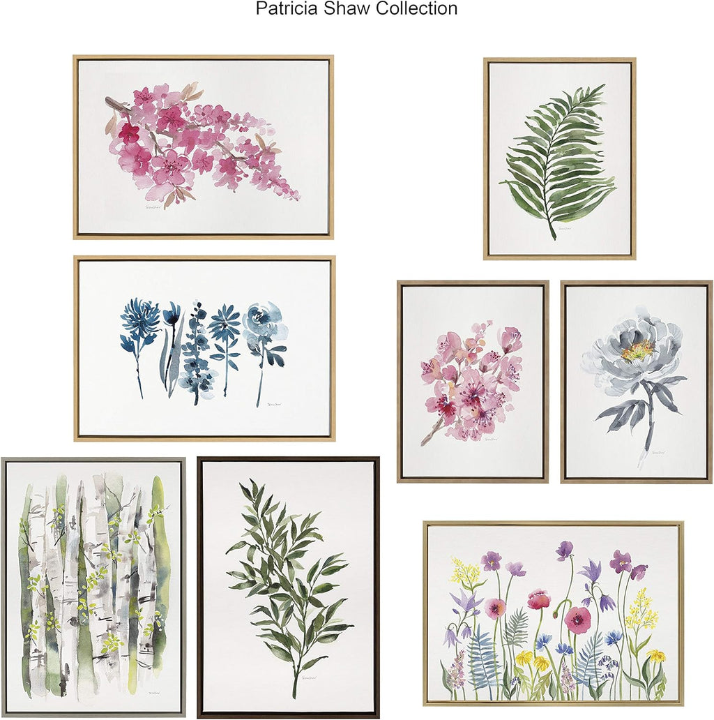 Framed Canvas, 23x33, Gray, Pack of 2 Z51105