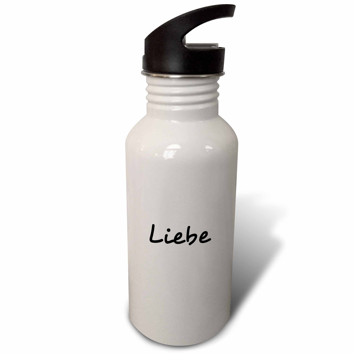 21 oz Black Sports Water Bottle O3206