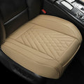 Grey PU Leather Front Car Seat Cover Protector (1 Pack) K510