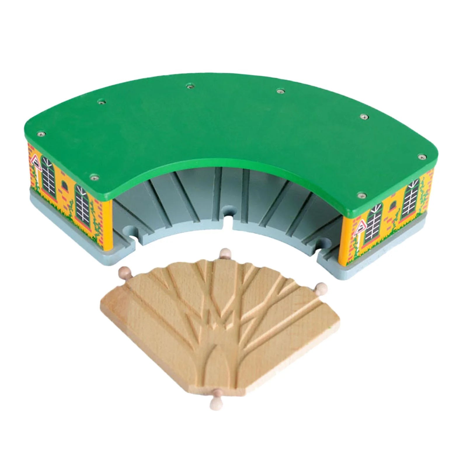 Wooden Train Shed Toy G579