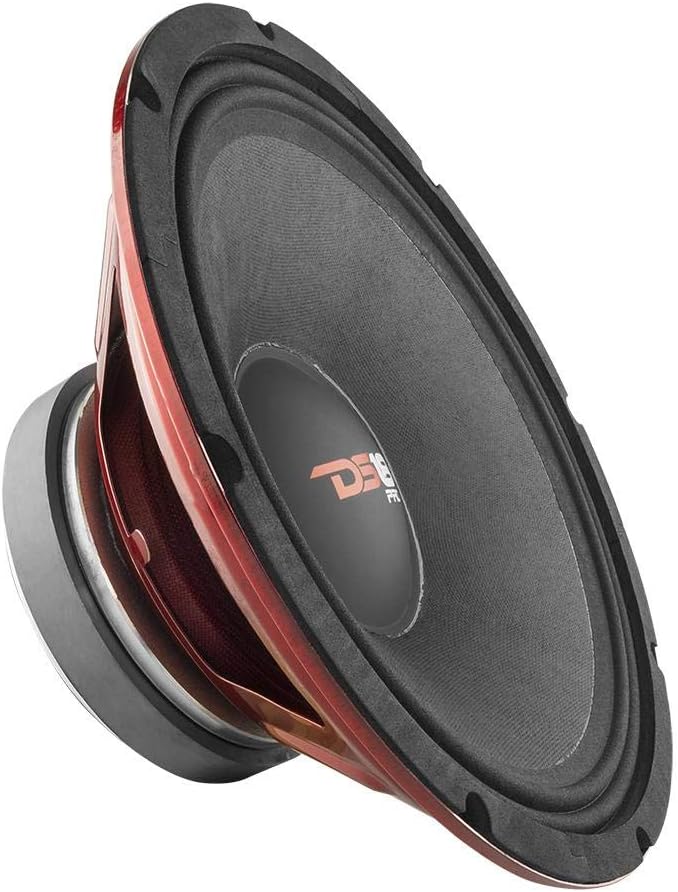 12 Midrange Red Steel Basket 900W Max 300W RMS 8 Ohms Car Speaker H524