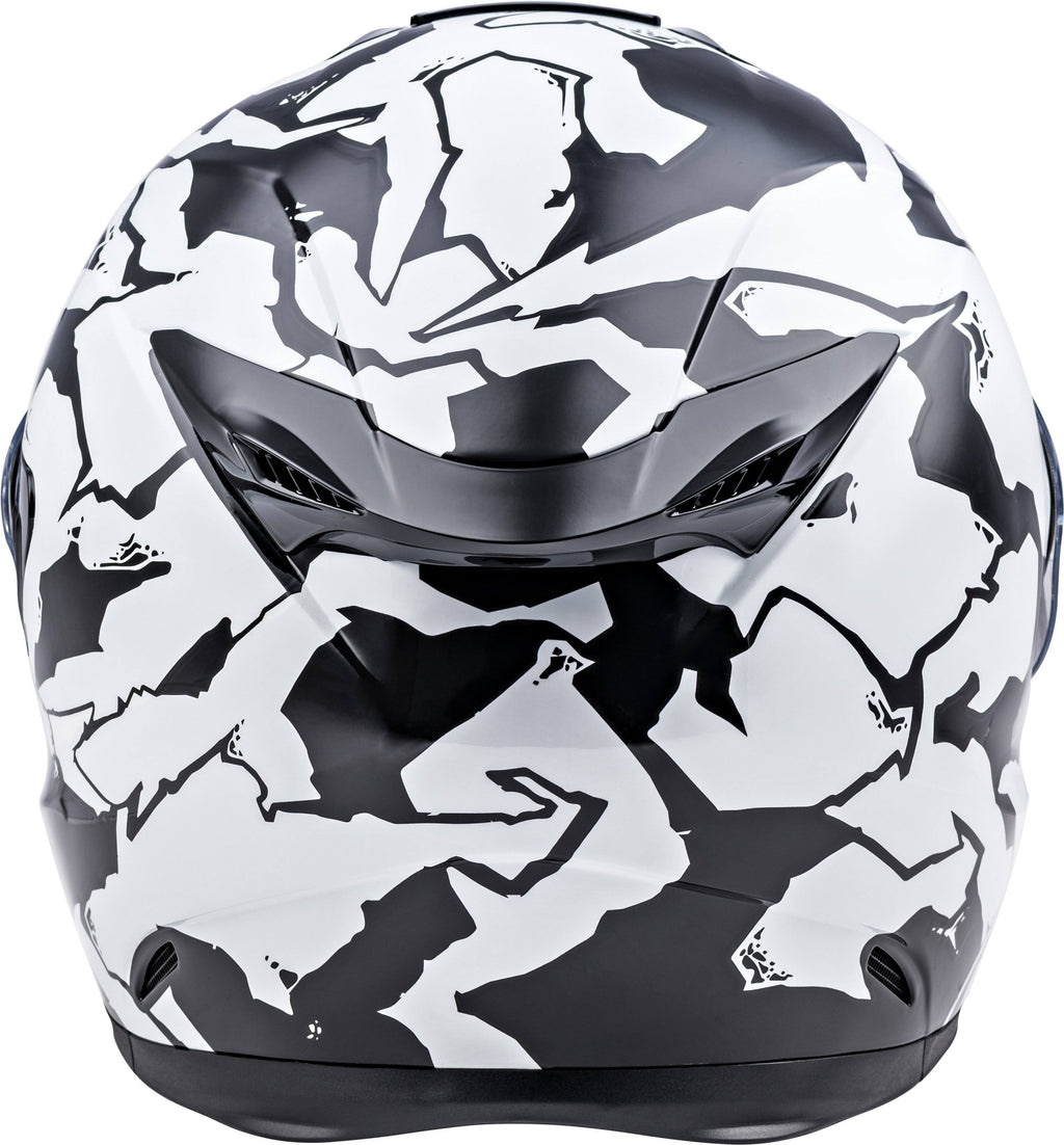 Camo Black White Helmet A8419