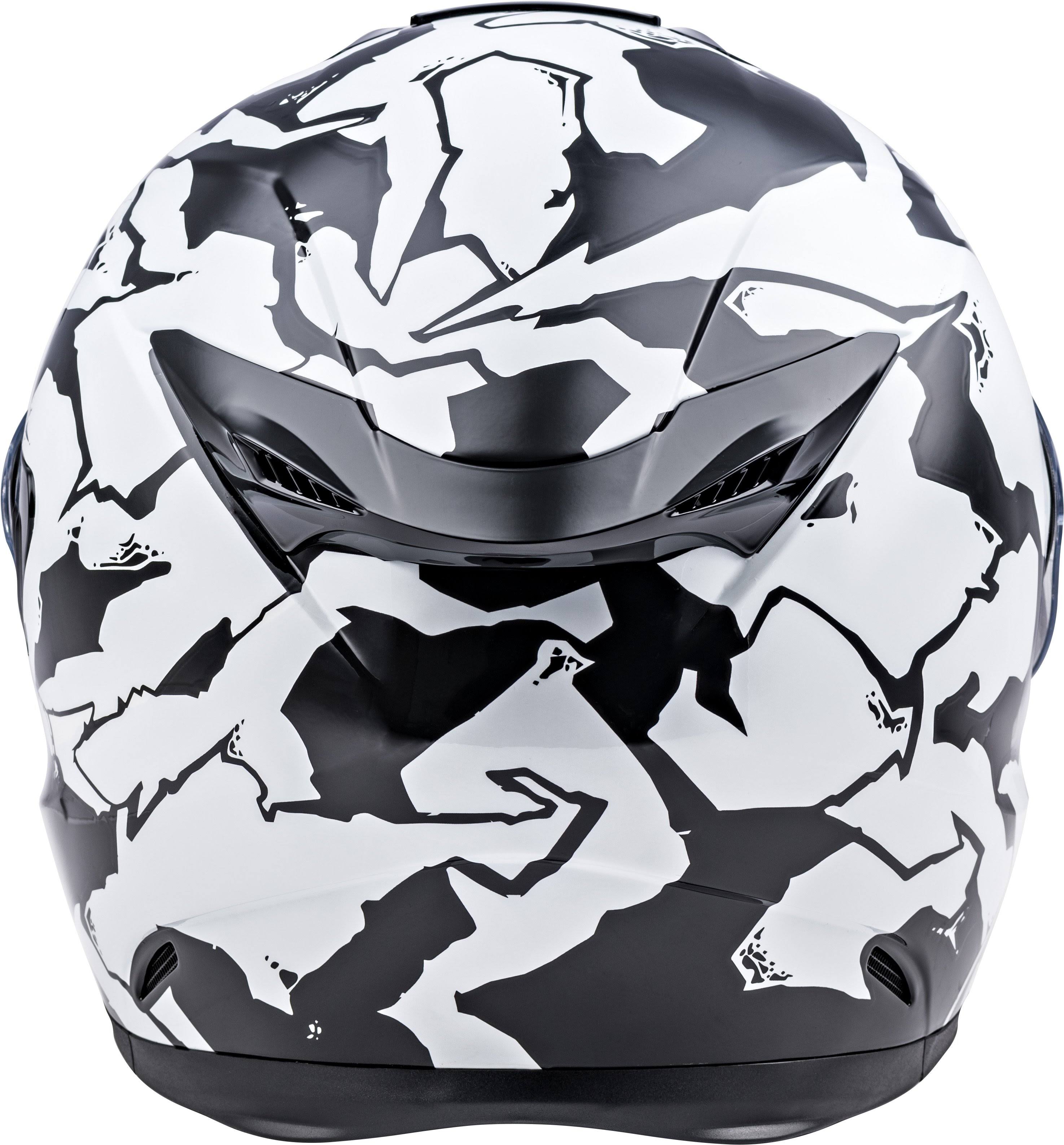 Camo Black White Helmet A8419