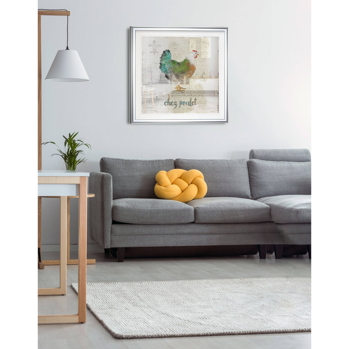 Butterfly Botanical Framed Giclee Print 28 x 28 R992