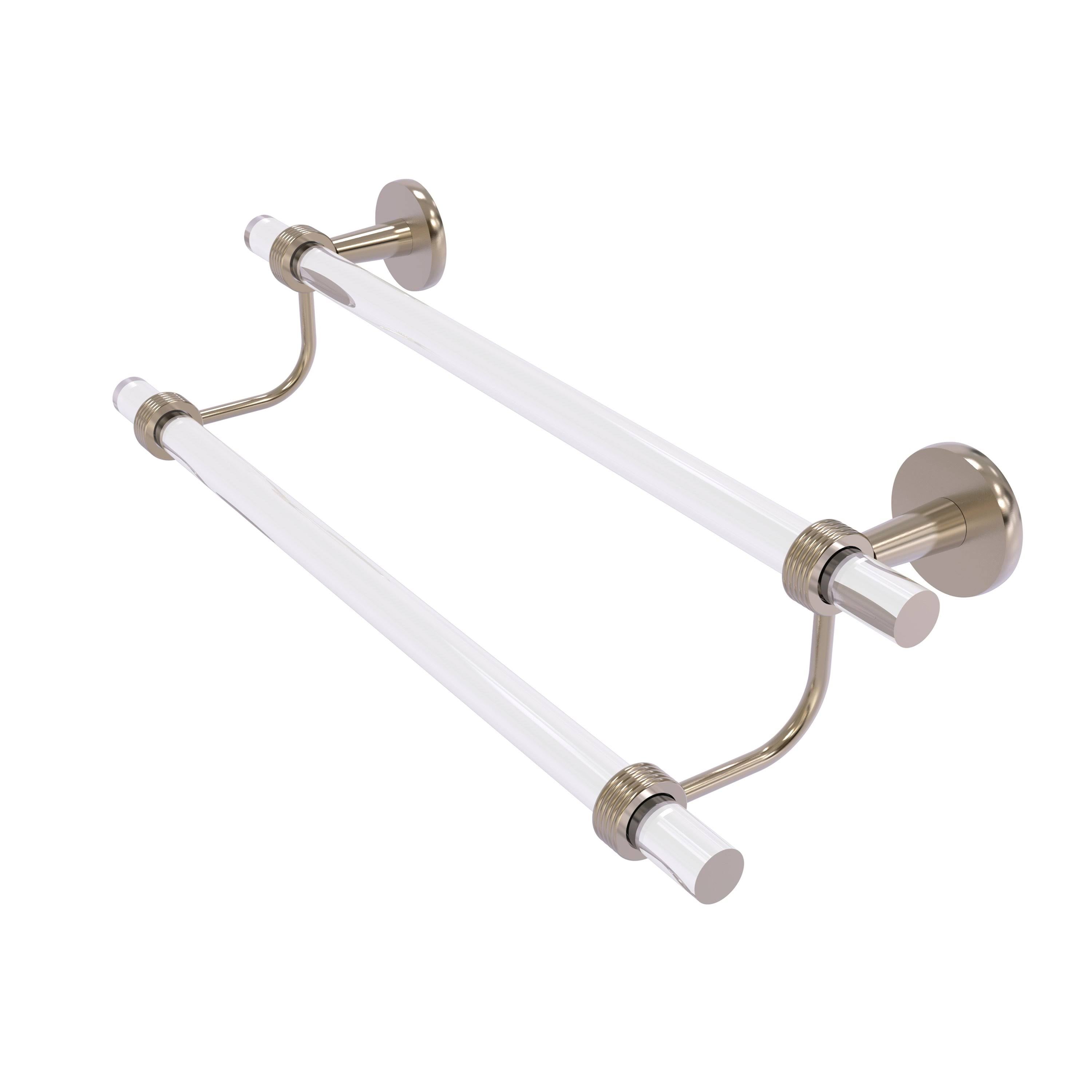 Antique Pewter Double Towel Bar U365