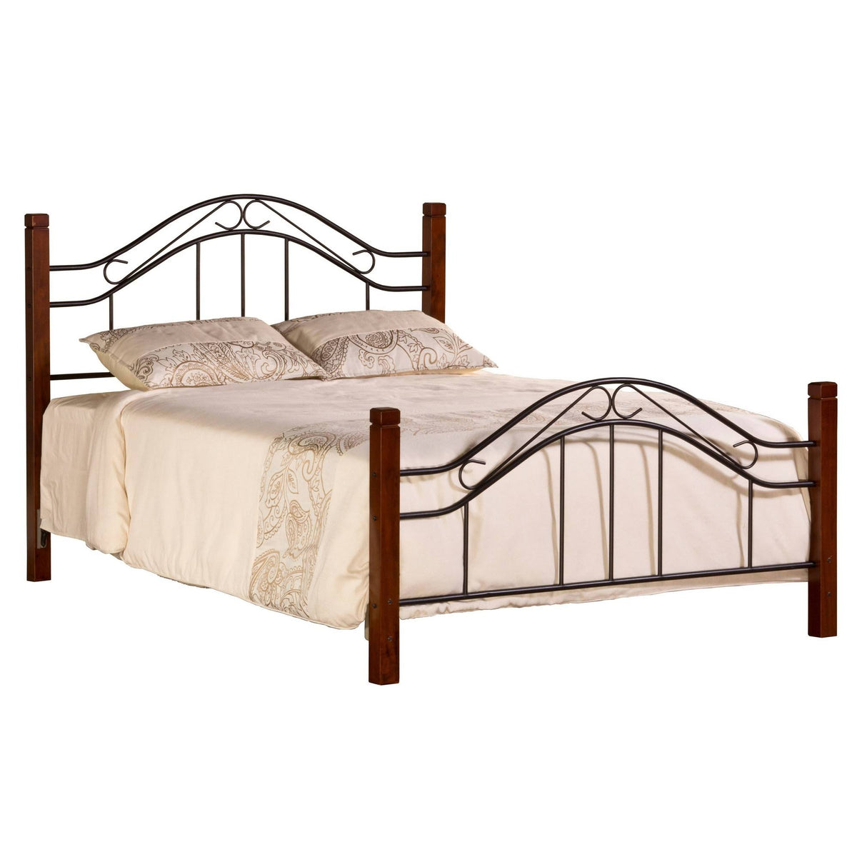 Queen Bed Set with Rails G3220