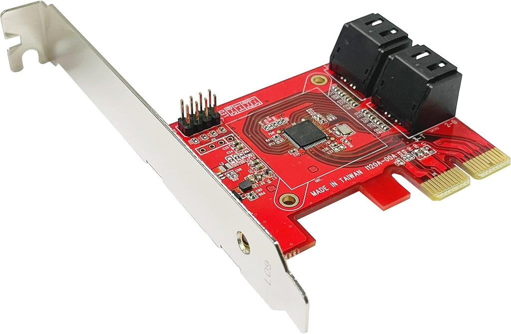 4-Port SATA 6G PCI Express x2 Host Adapter Card Pack of 2 Z467527
