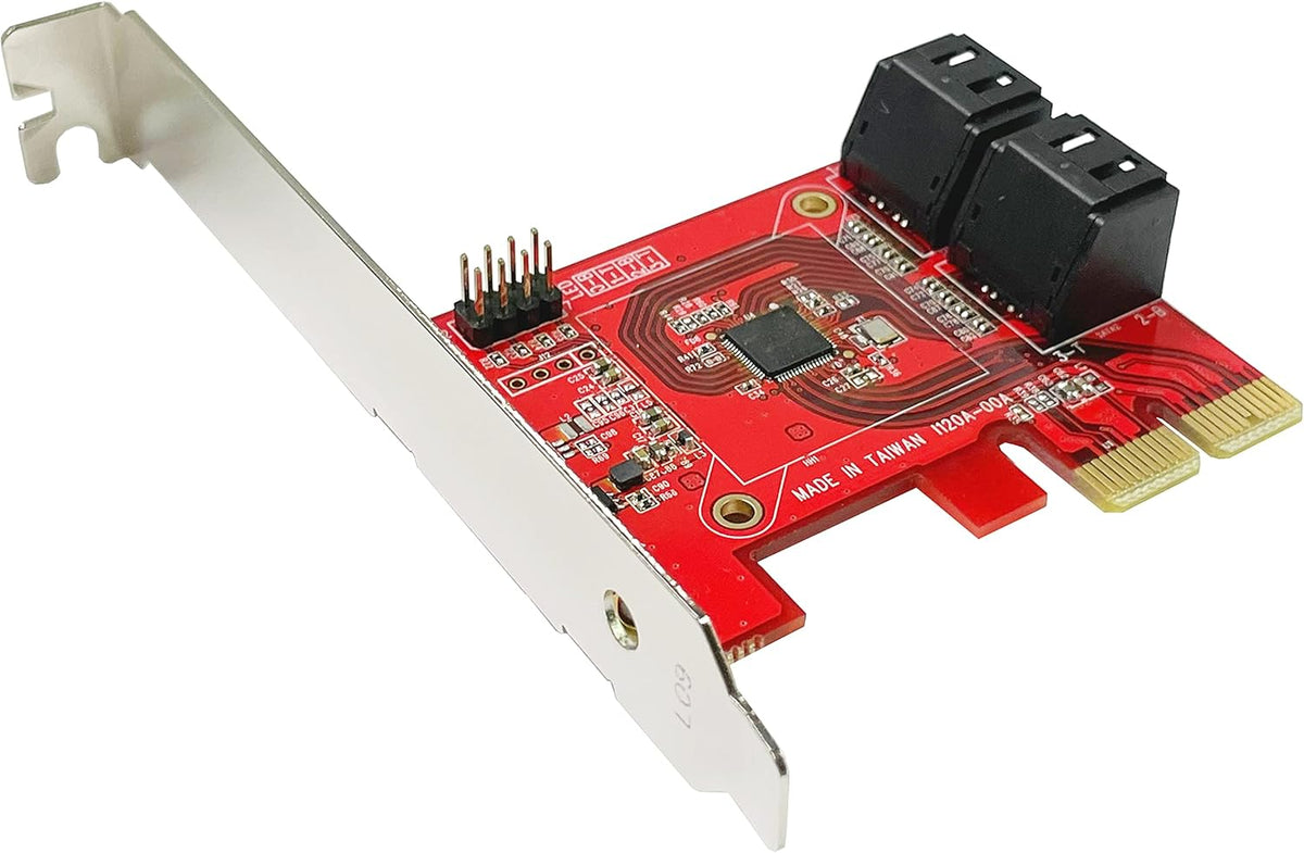 4-Port SATA 6G PCI Express x2 Host Adapter Card Pack of 2 Z467527