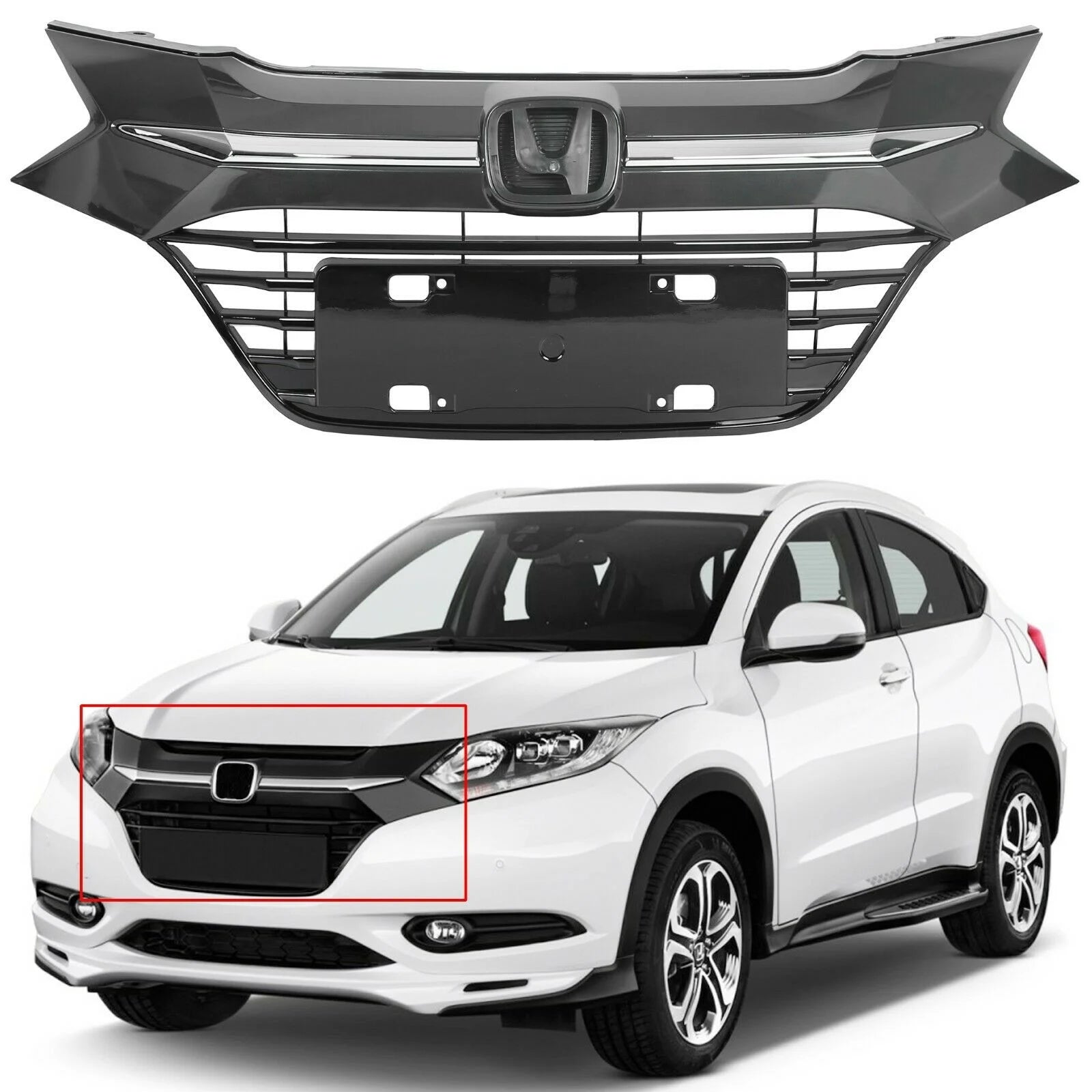 Front Upper Grille for Honda HR-V F719