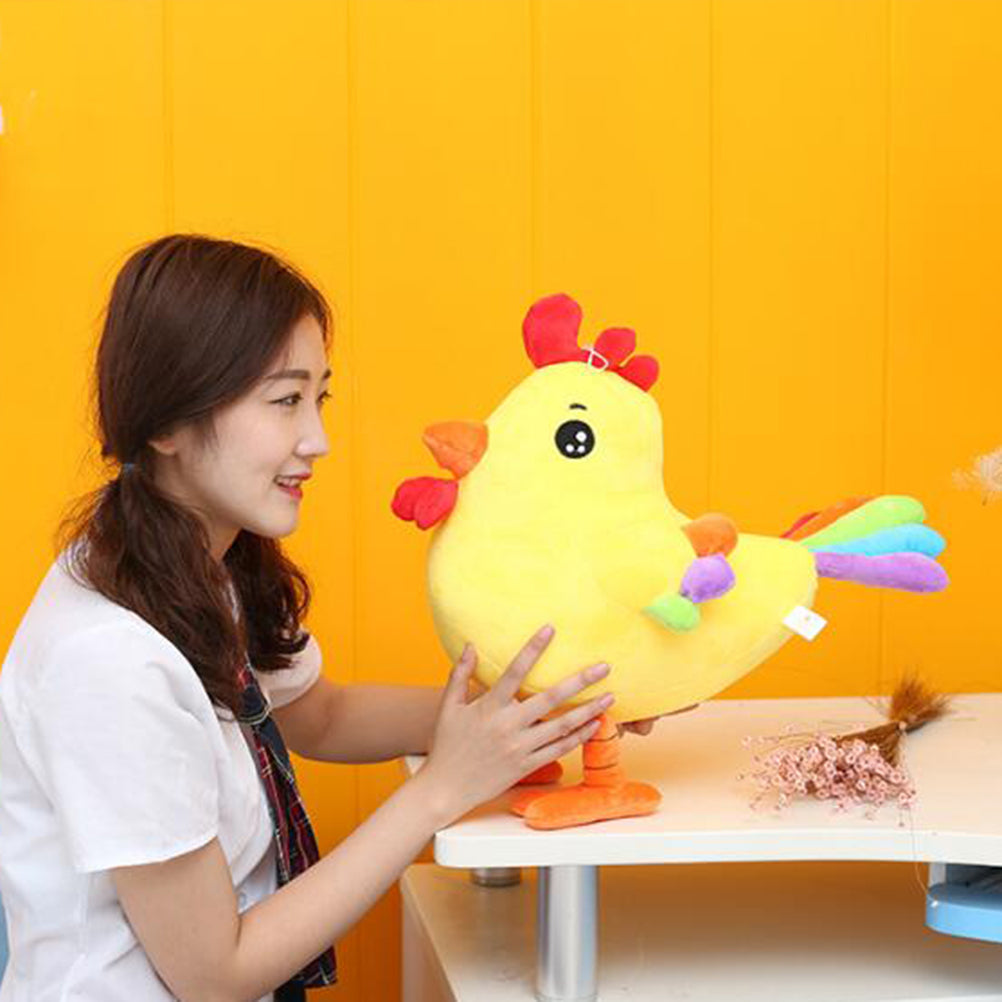 Cartoon Chicken Plush Toy (25cm) I572