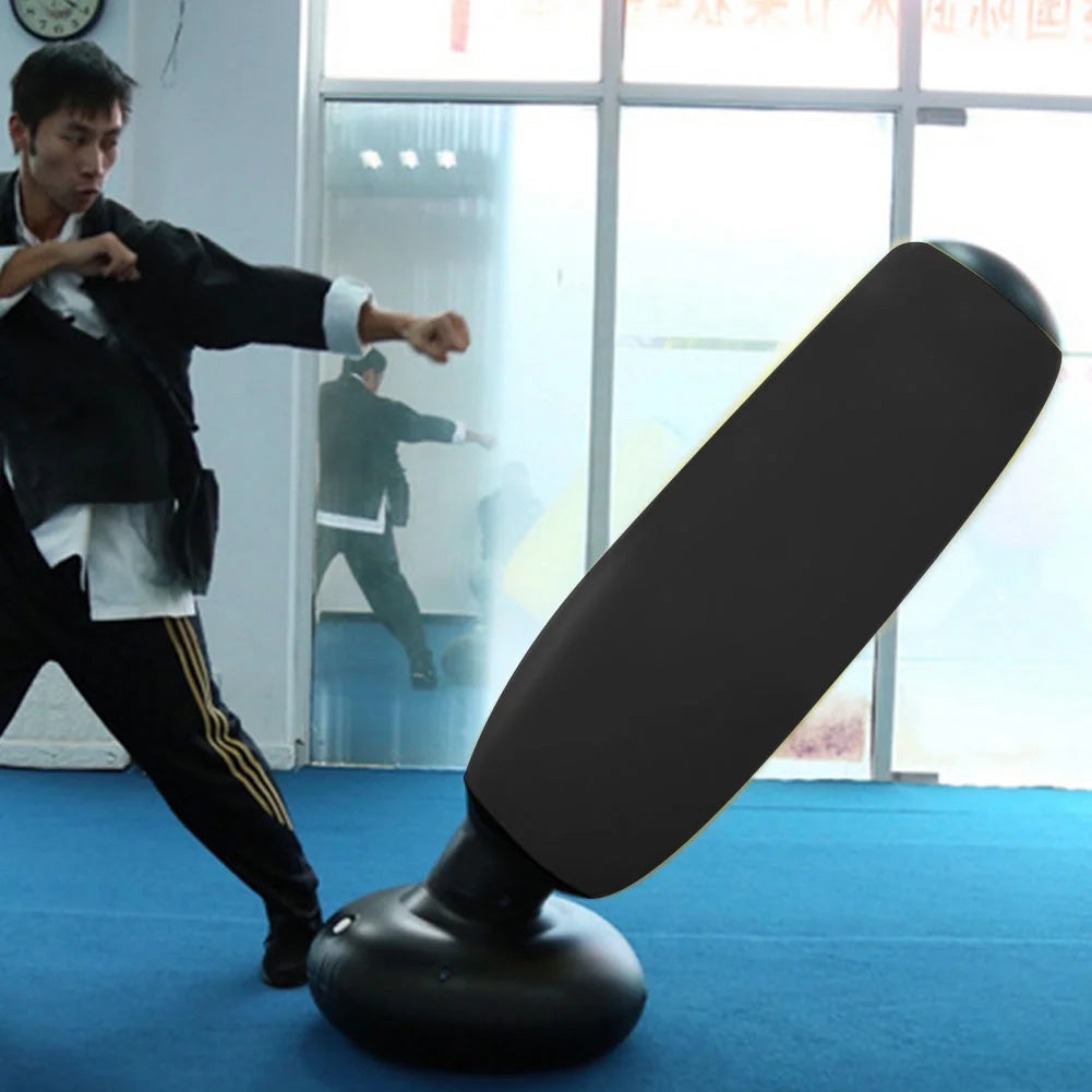 Inflatable Punching Bag for Kids, PVC 160cm (Black) F879587