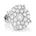 14k White Gold Diamond Cluster Ring Y996866