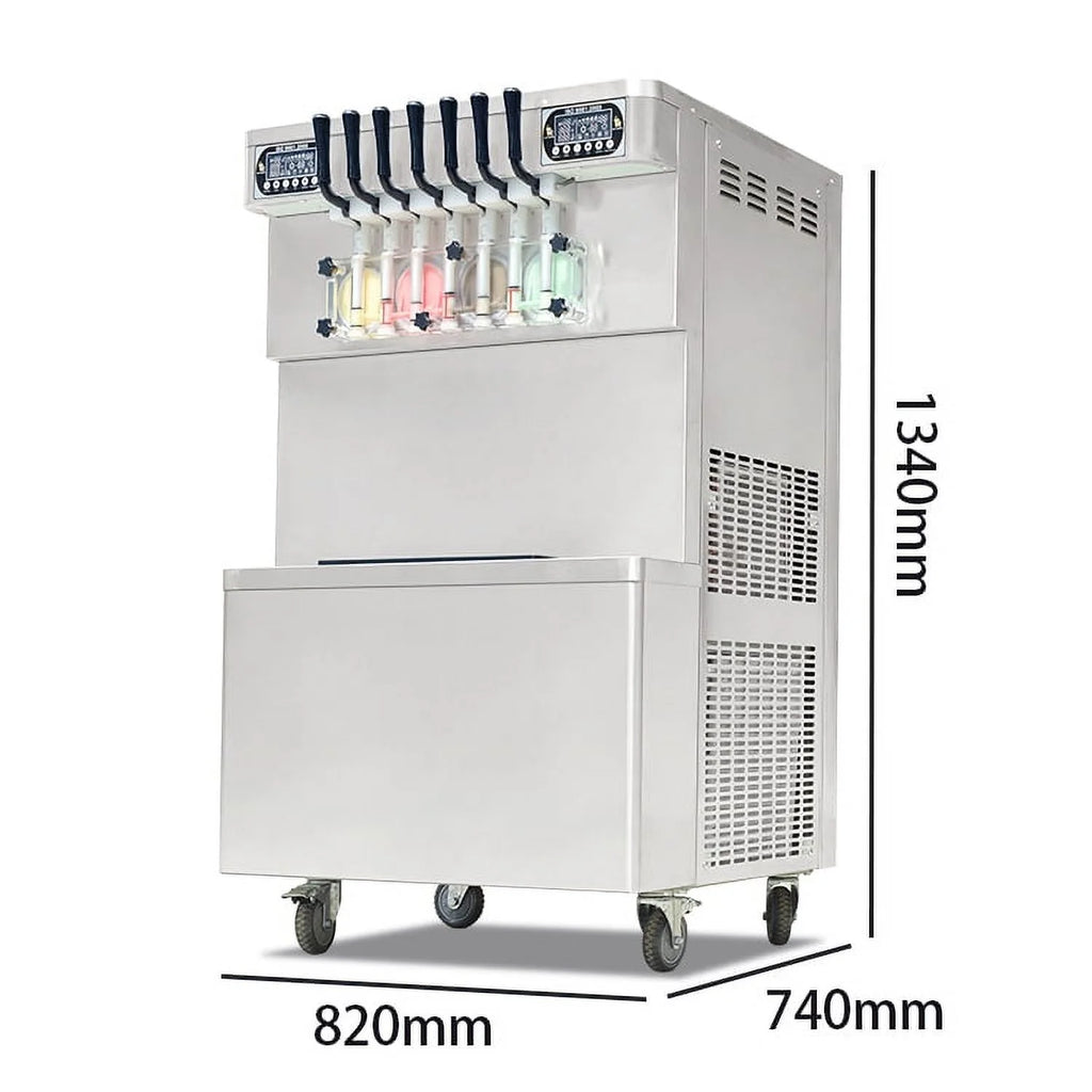 Soft Serve Ice Cream Machine with Transparent Dispenser P3300