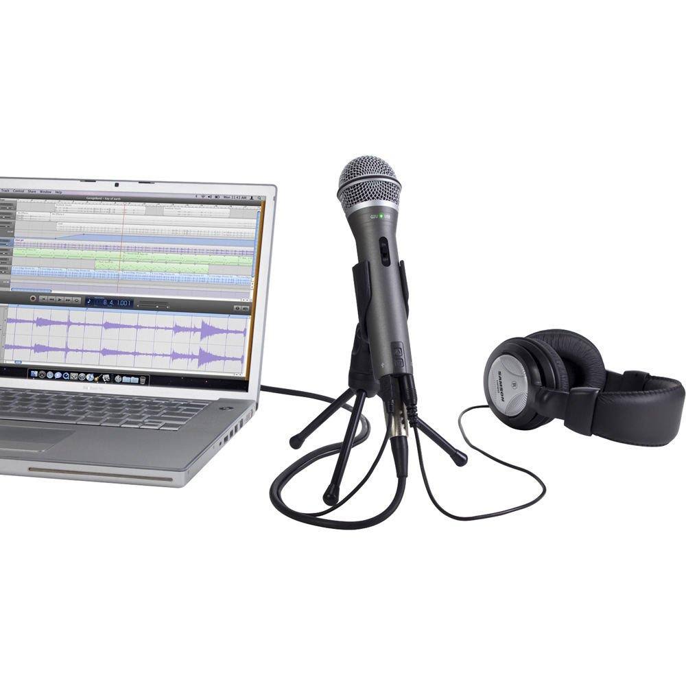 Samson Q2U Handheld Dynamic USB Microphone Kit P1572
