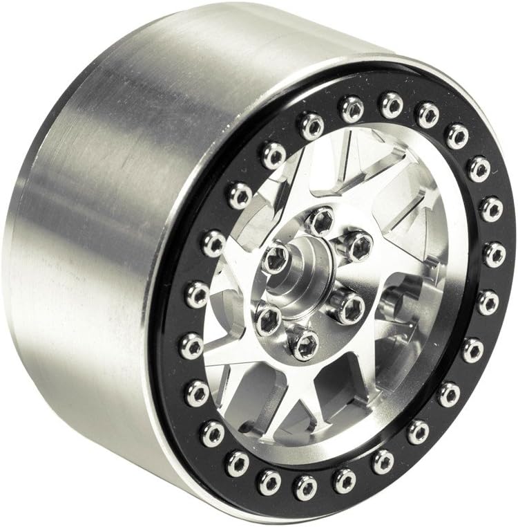 2.2 inches RC Beadlock Wheels Pack of 4 Black U206256