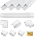 17Ft PVC Decorative Line Set Cover Kit for Ductless Mini Split Air Conditioners V241