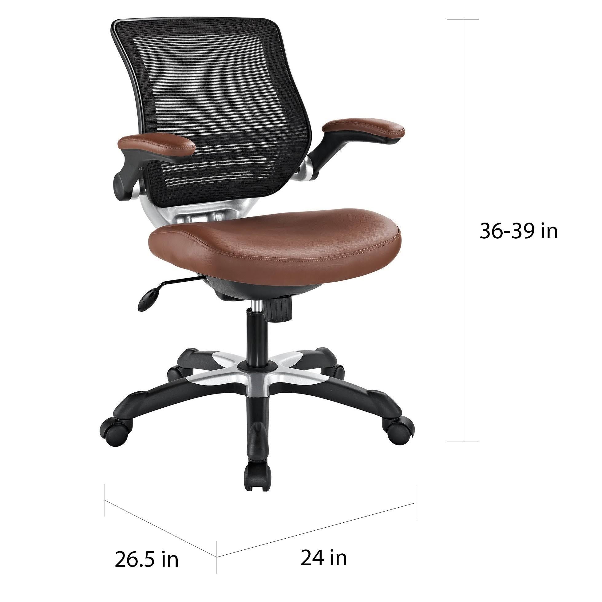 Black Leatherette Office Chair O24480