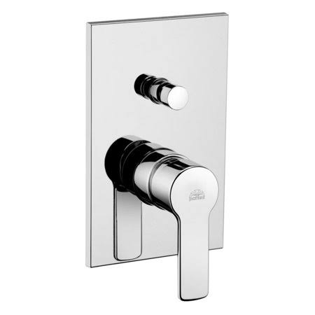 Red Concealed Shower Mixer with Diverter P78744